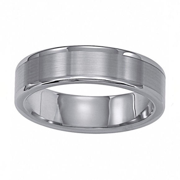 Triton 6MM Tungsten Carbide Ring Round Edge 12.5 - Picture 1 of 6